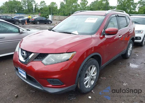 2016 Nissan Rogue Sv from USA, damaged, VIN KNMAT2MVXGP603651